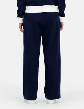 Pants wide leg Le Coq Sportif con agujeta para mujer