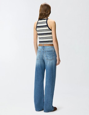 Playera tank Pinko cuello halter para mujer