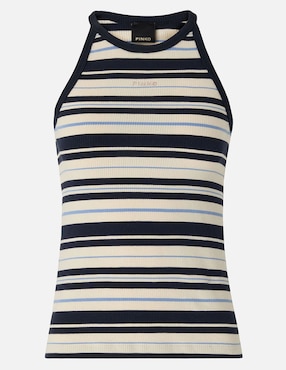 Playera tank Pinko cuello halter para mujer