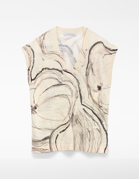 Blusa Adolfo Dominguez manga corta para mujer