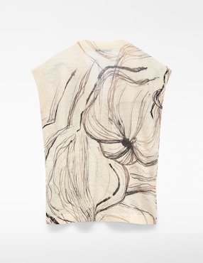 Blusa Adolfo Dominguez manga corta para mujer