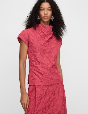 Blusa Adolfo Dominguez manga corta para mujer