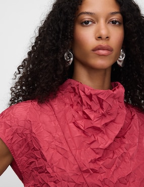 Blusa Adolfo Dominguez manga corta para mujer