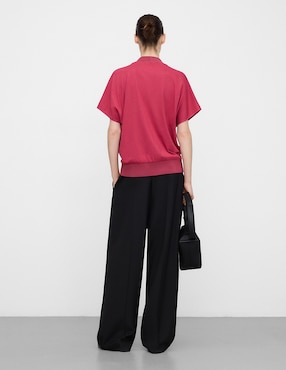 Blusa Adolfo Dominguez manga corta para mujer