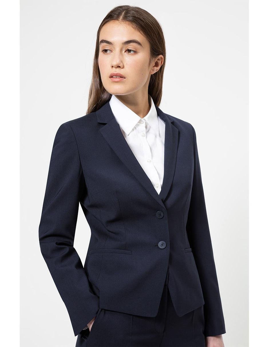 Liverpool Blazer Mujer Julio Blazer HUGO Corto En Lana Virgen