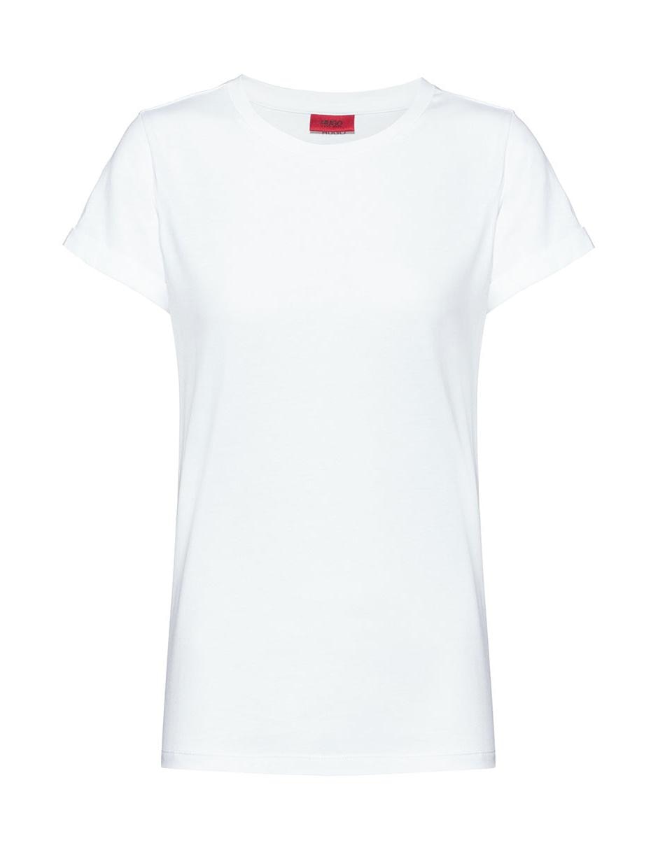 Playera manga corta cuello redondo para mujer 4