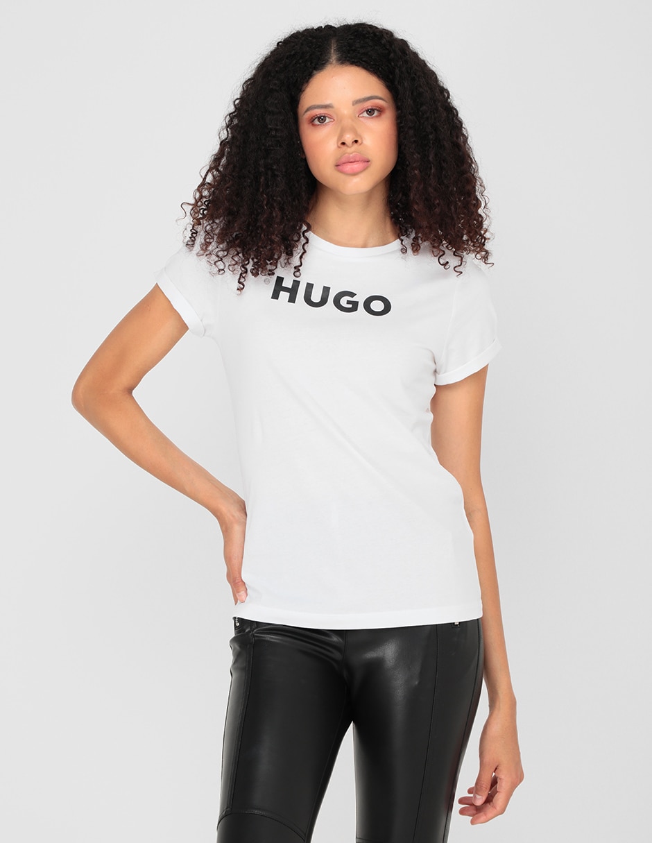 Playera Hugo cuello redondo para mujer