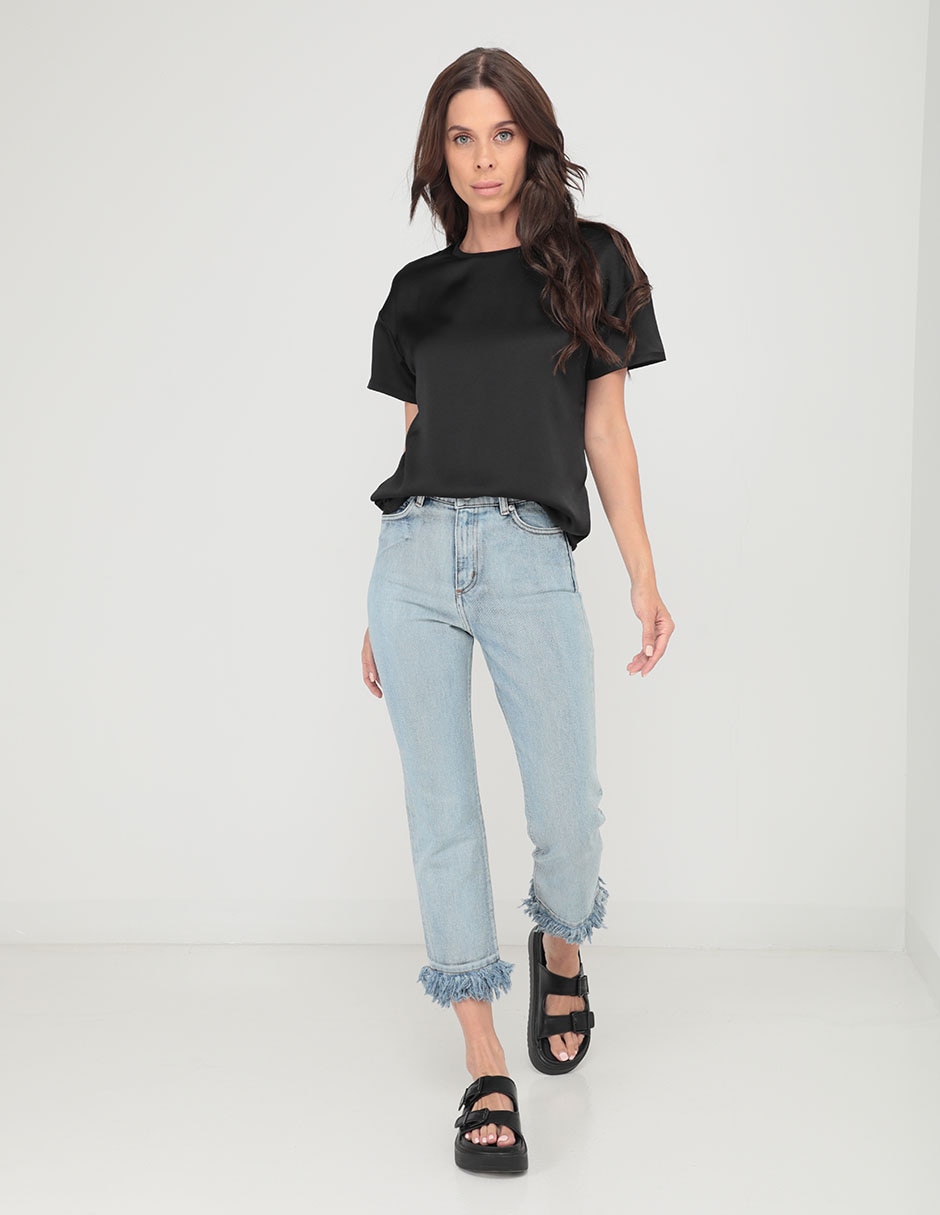 Blusa manga corta para mujer 3