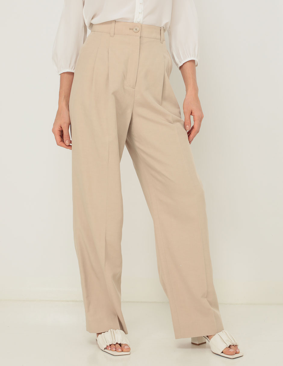 Salsa Jeans Pantalones Anchos Pantalon Algodón Mujer El Corte