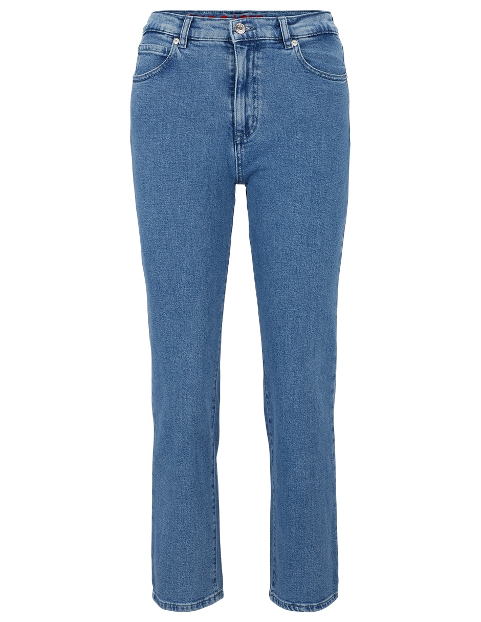 Jeans straight para mujer 4