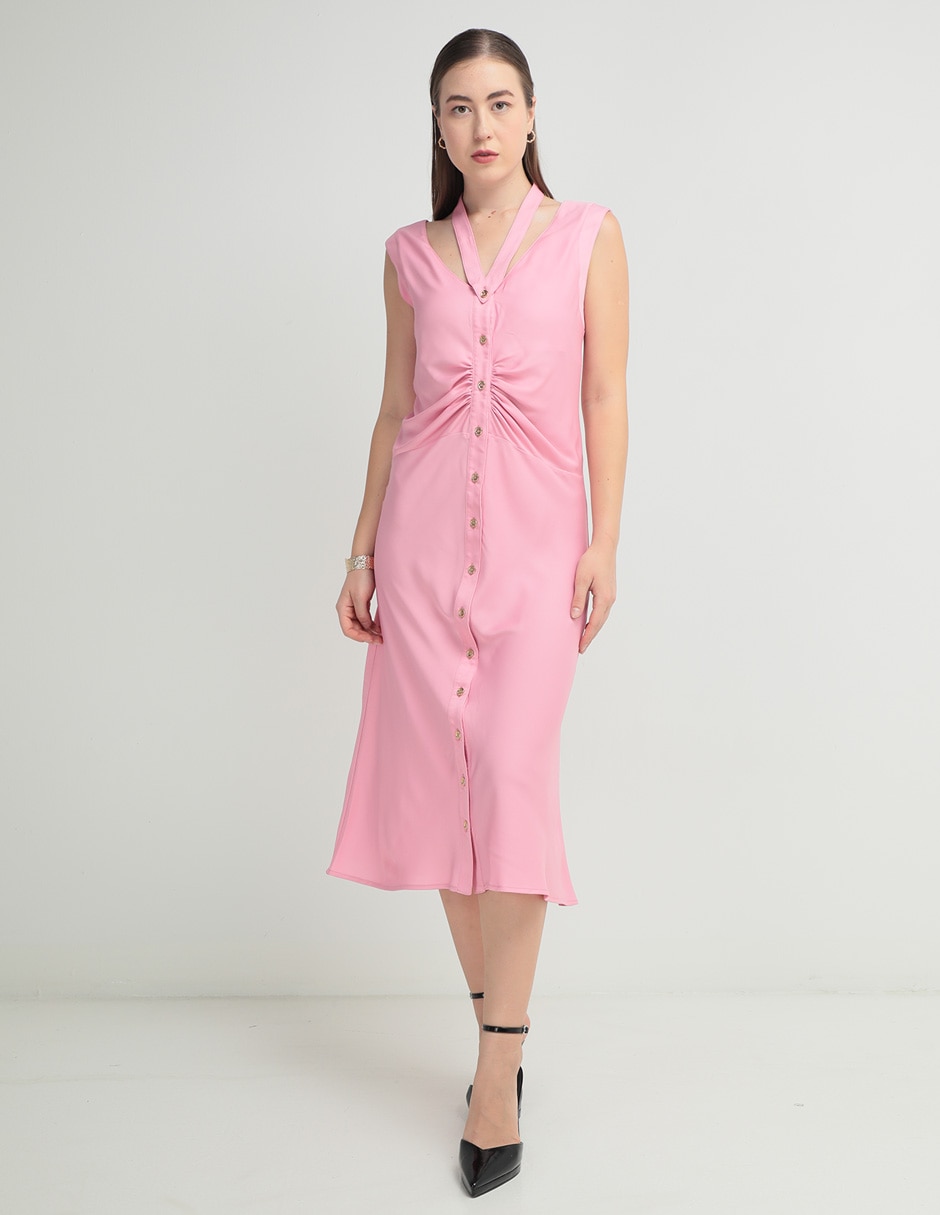 Vestido midi casual para mujer Vestido midi casual para mujer