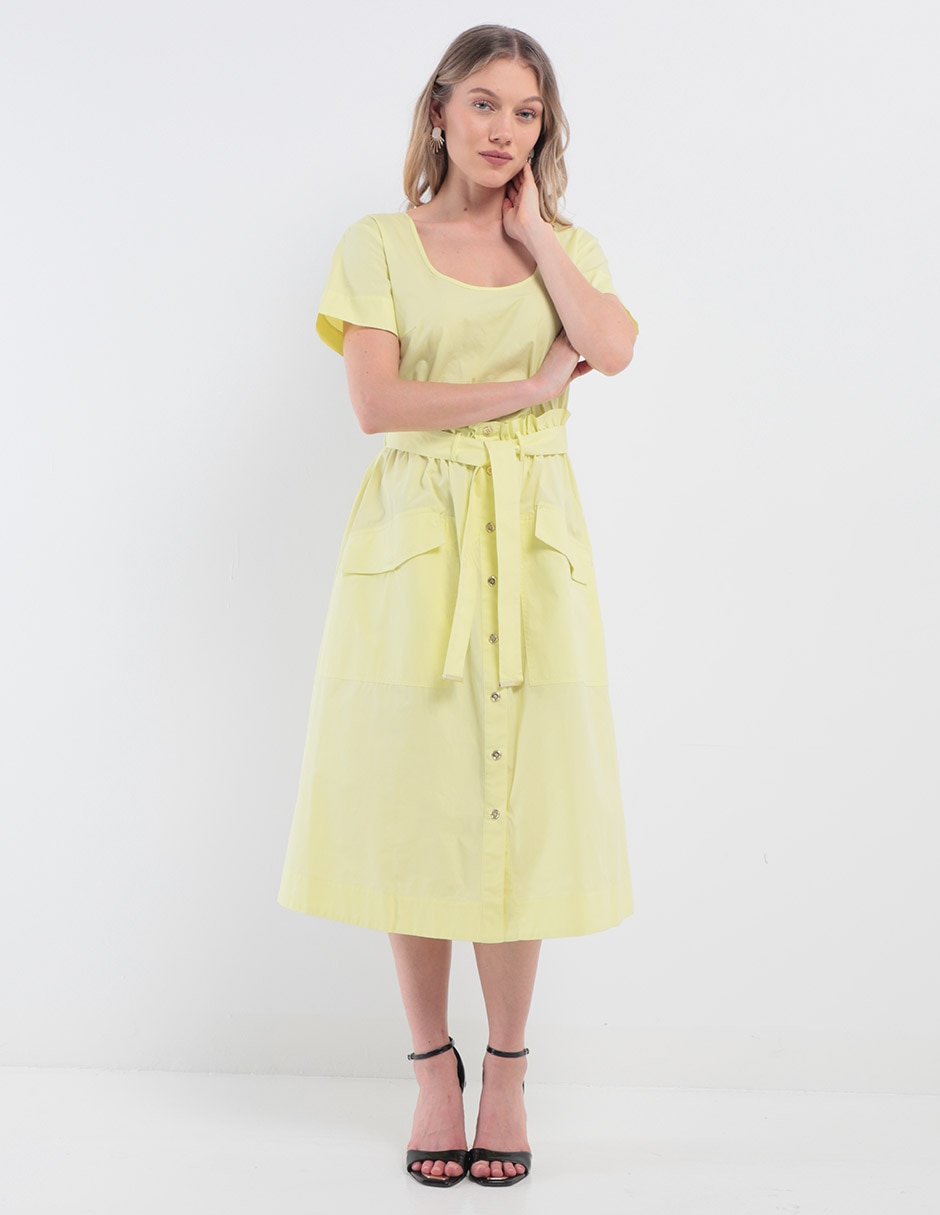 Vestido midi casual para mujer
