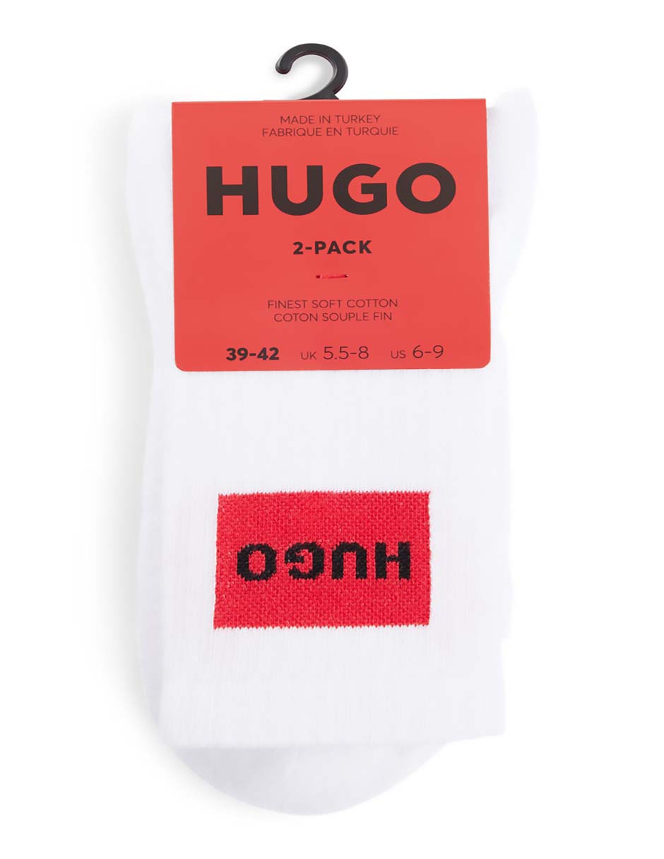Set de calceta de algodón para mujer 2 pares 3