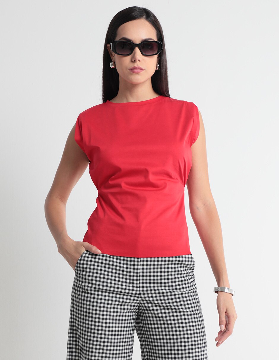 Blusa sin manga para mujer 1