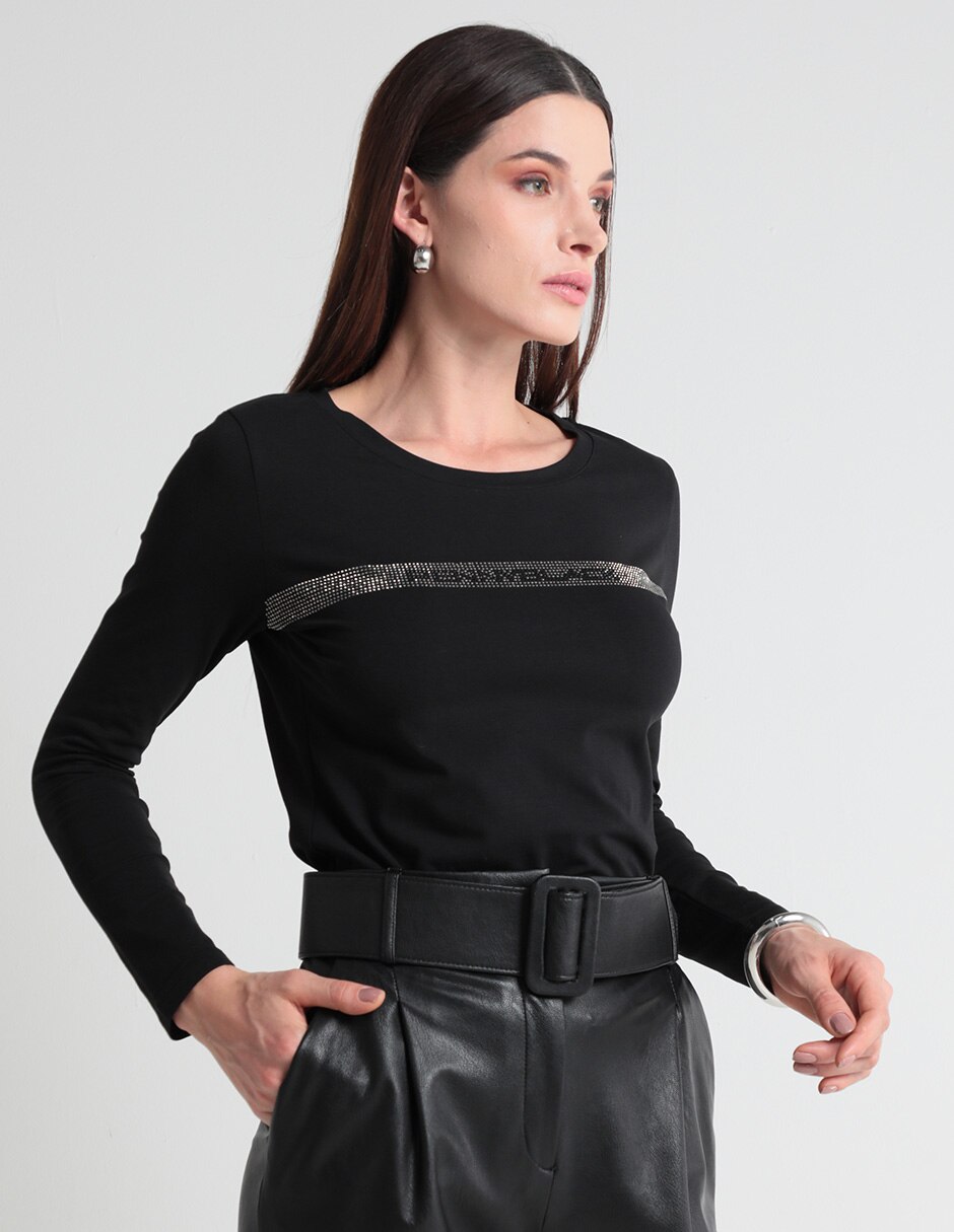 Blusa manga larga para mujer 1