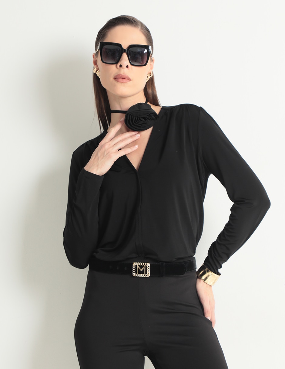 Blusa manga larga para mujer 1