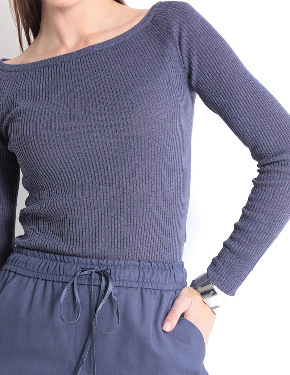 Blusa manga larga para mujer 4