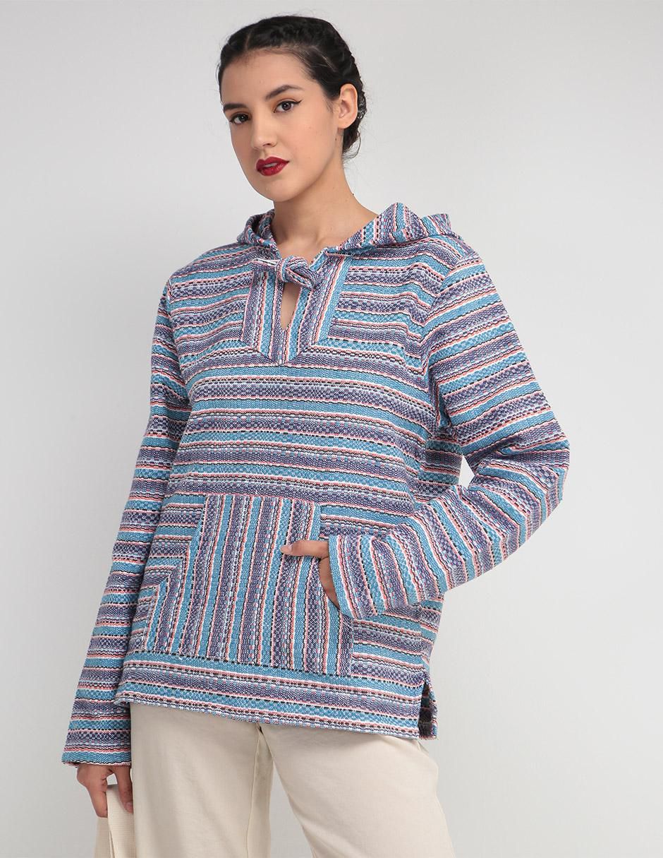 Sudadera artesanal con capucha para mujer 2