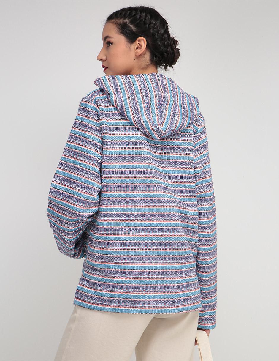 Sudadera artesanal con capucha para mujer 3