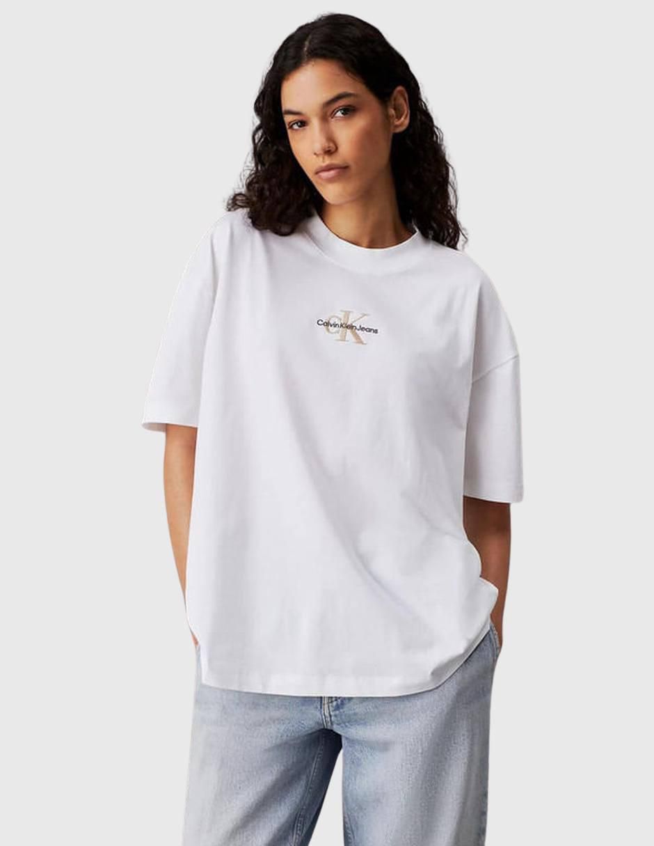 Playera manga corta cuello redondo para mujer 1