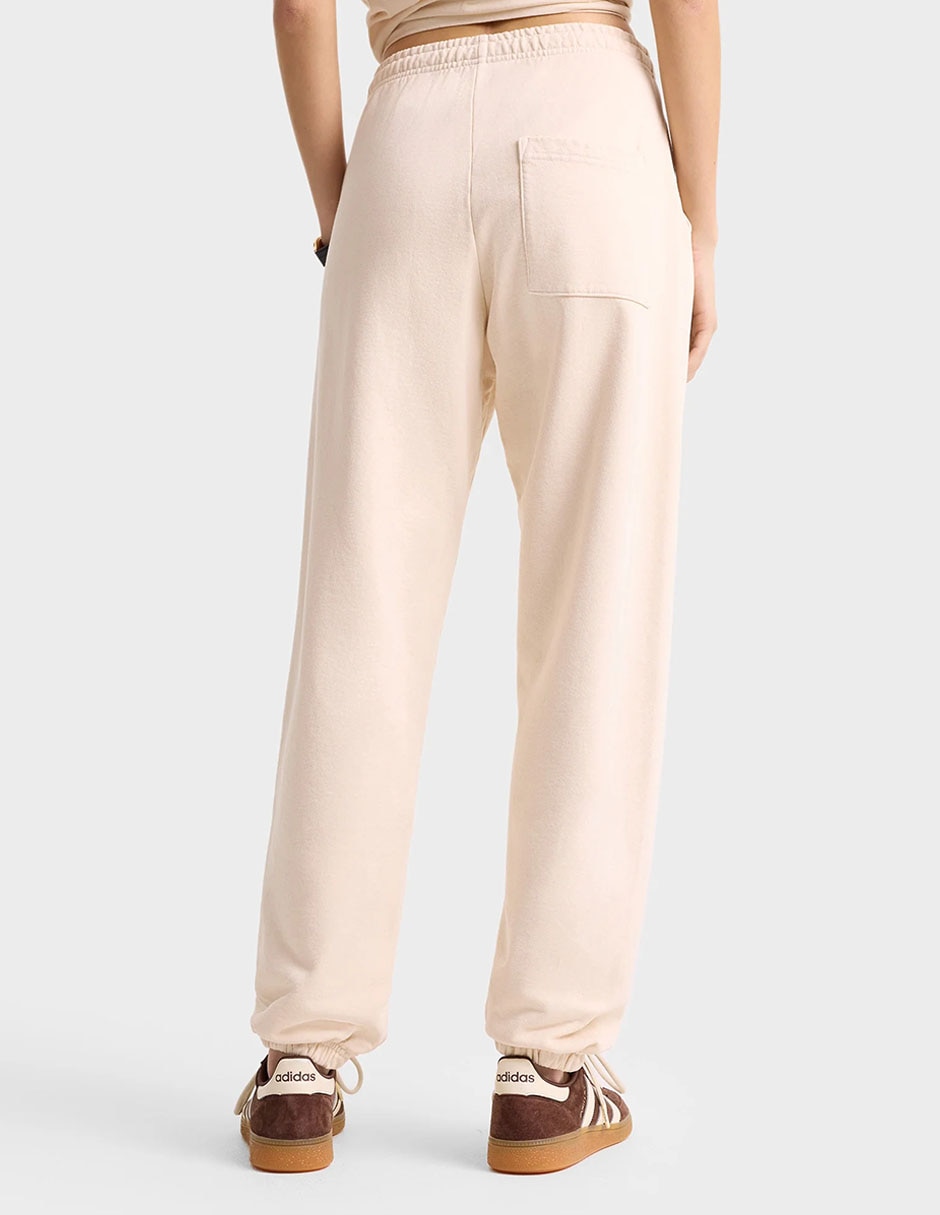 Pants regular con elástico para mujer 4