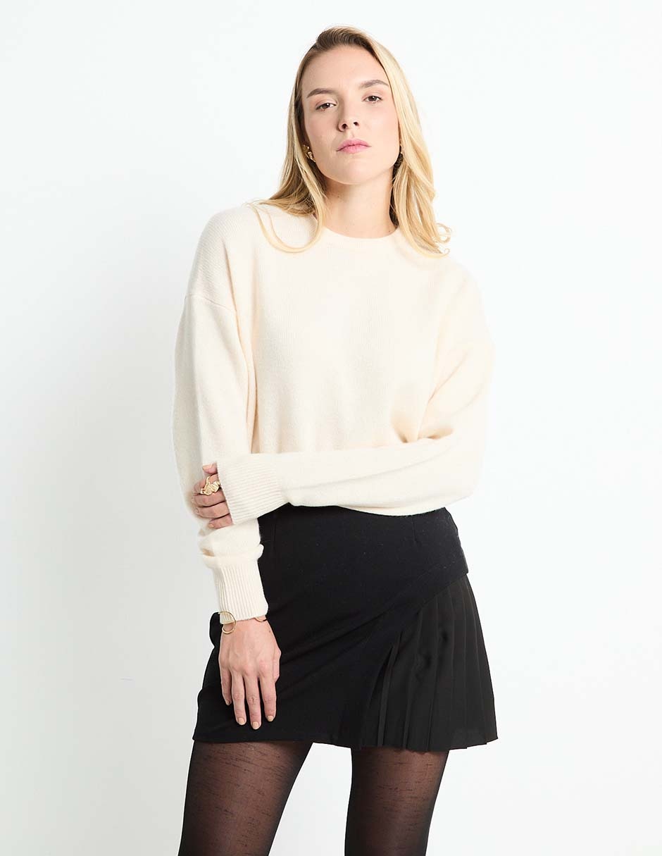 Suéter cuello redondo para mujer Suéter cuello redondo para mujer
