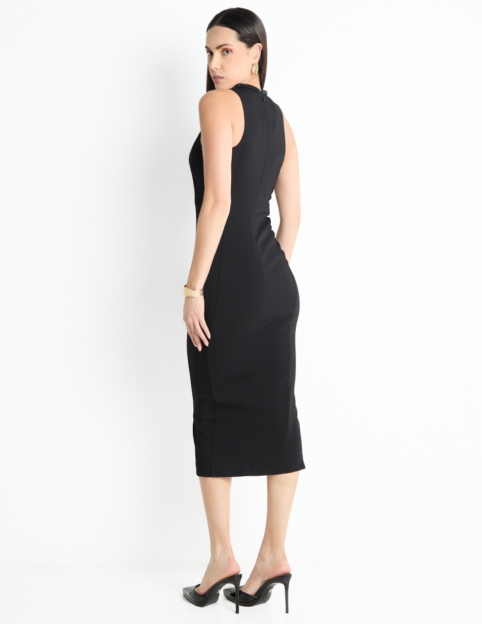 Vestido midi formal para mujer