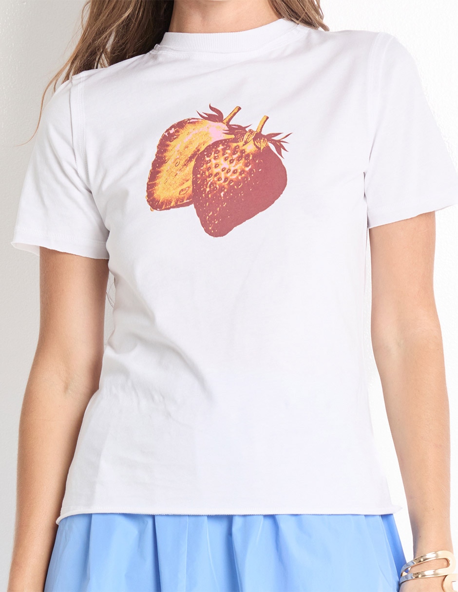 Blusa manga corta para mujer 5