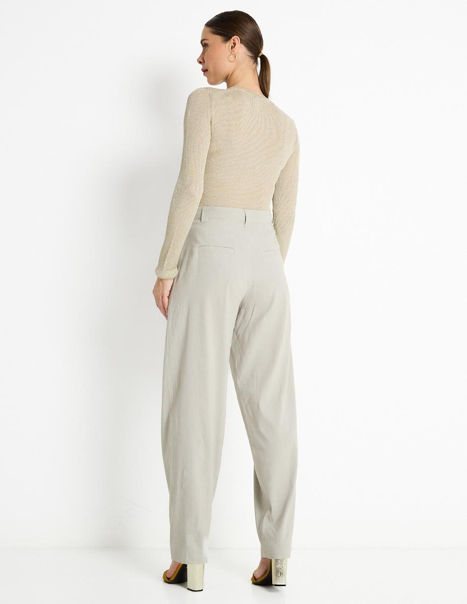 Pantalón de vestir straight para mujer 2