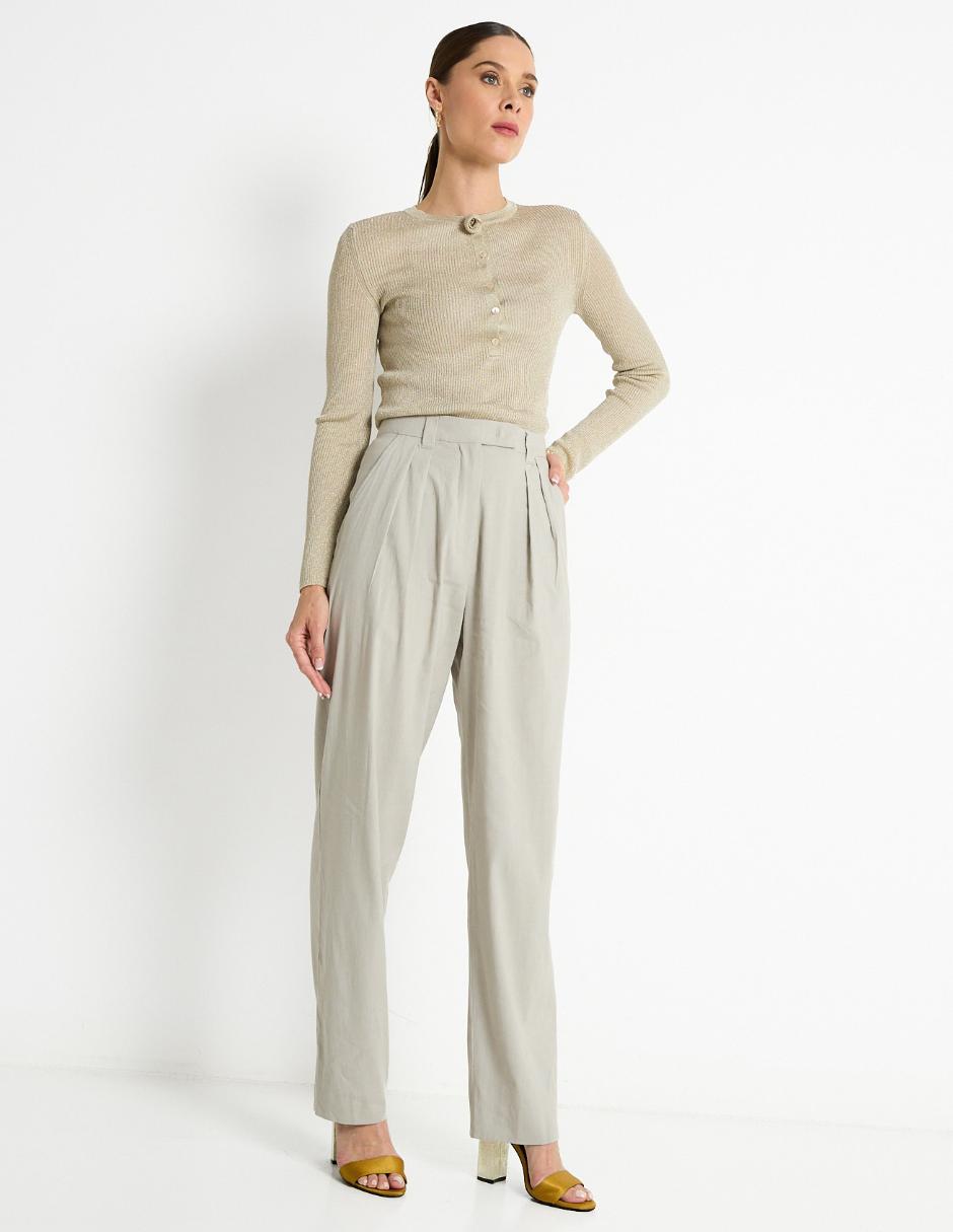 Pantalón de vestir straight para mujer 3