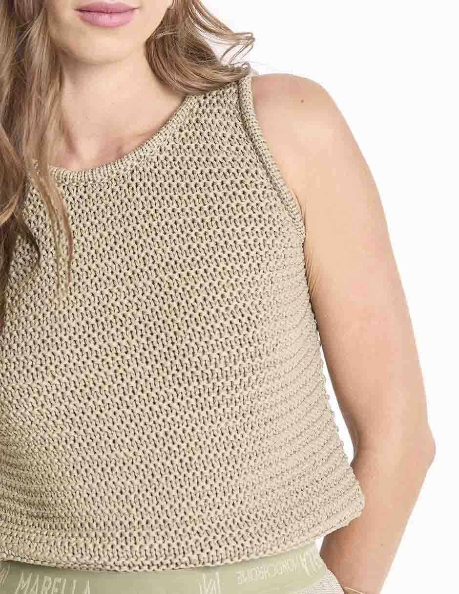 Blusa sin manga para mujer 4