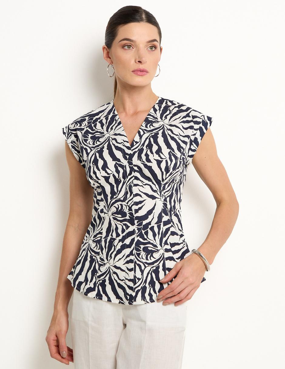 Blusa sin manga para mujer