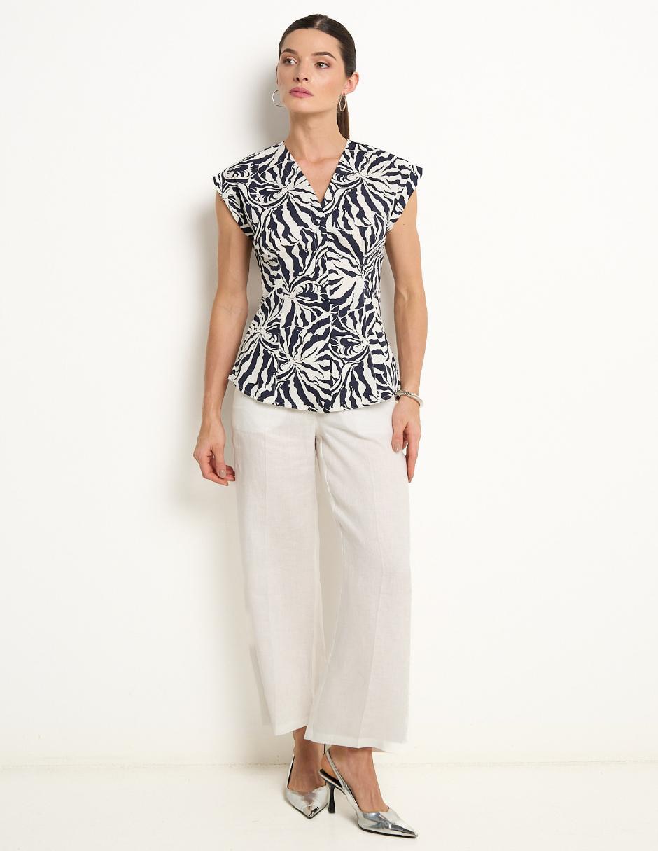 Blusa sin manga para mujer 3