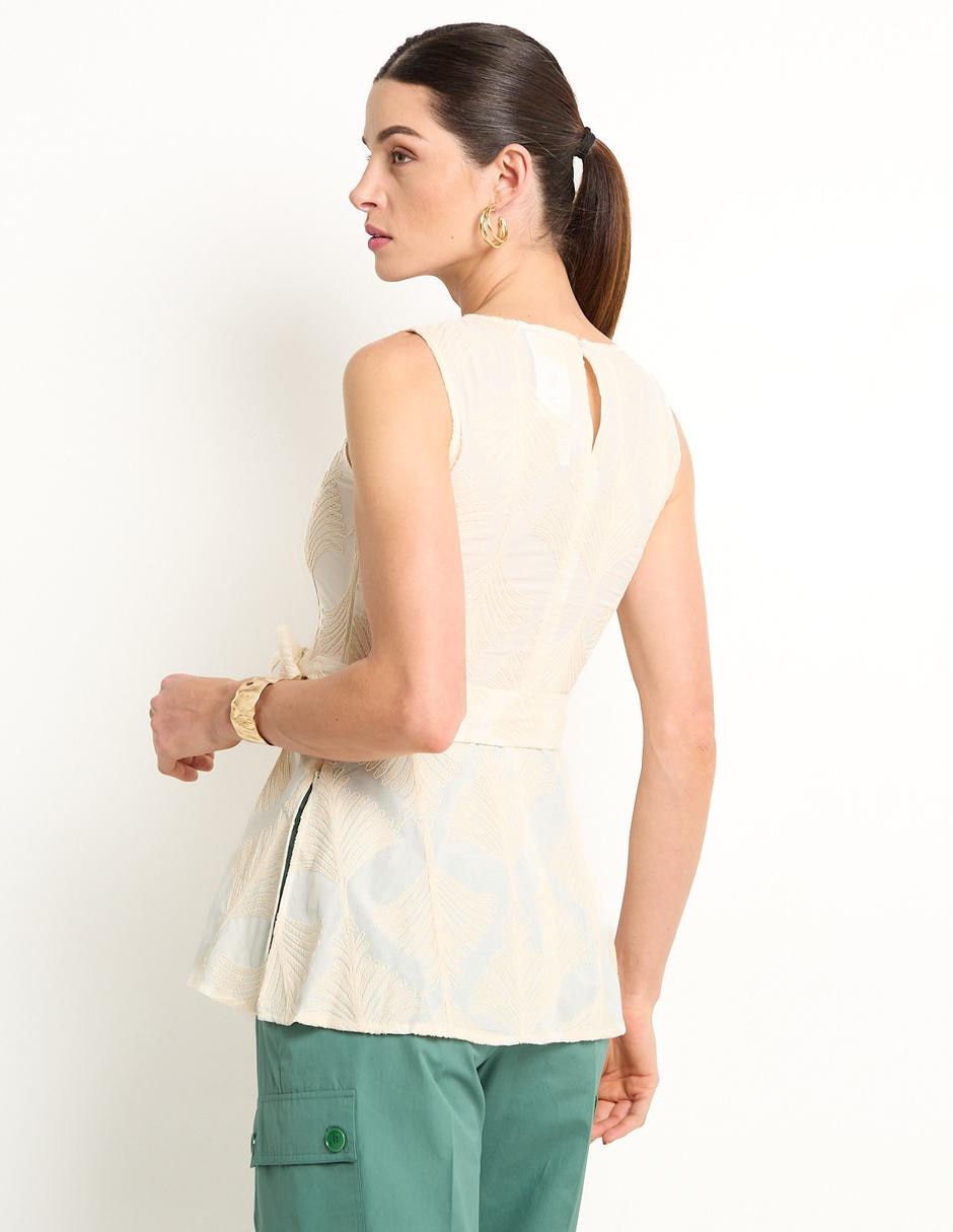 Blusa sin manga para mujer 2