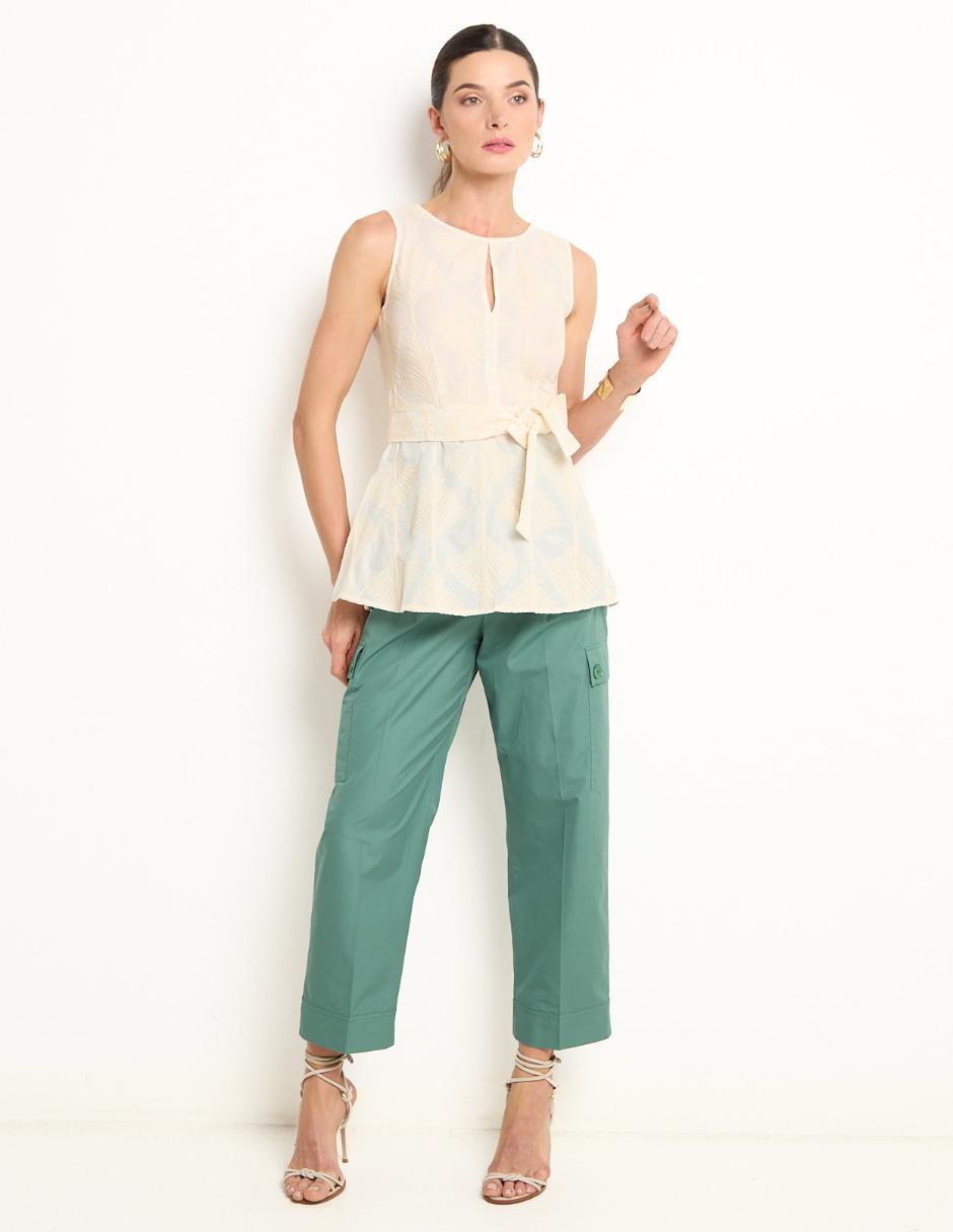 Blusa sin manga para mujer 3