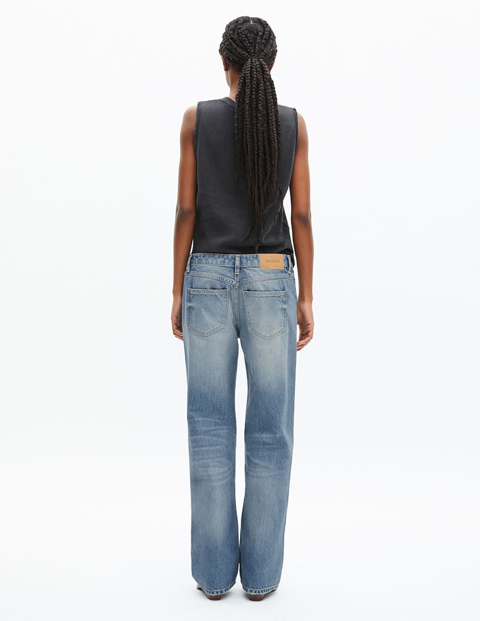 Jeans straight para mujer 3