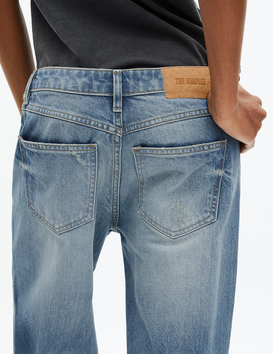 Jeans straight para mujer 4