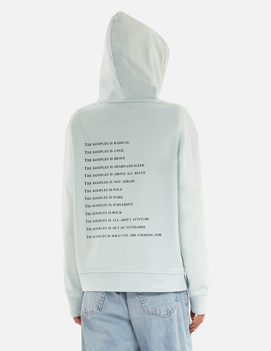 Sudadera con capucha y bolsa para mujer 3