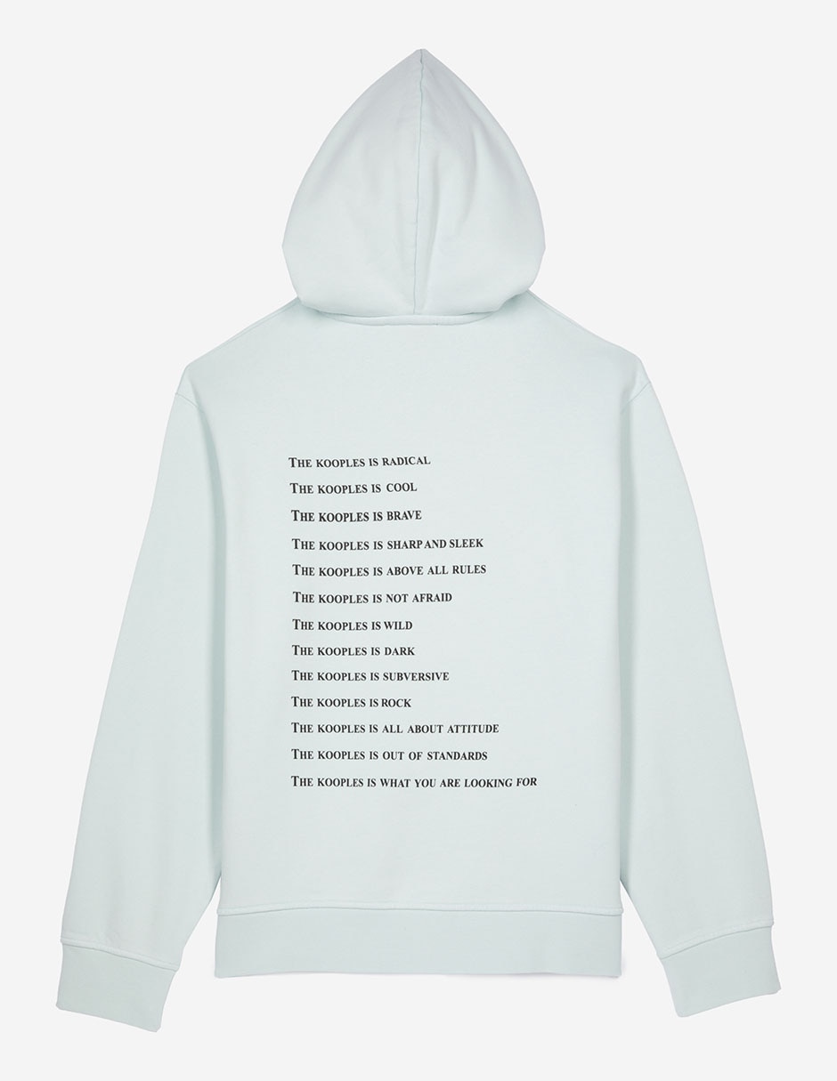 Sudadera con capucha y bolsa para mujer 8