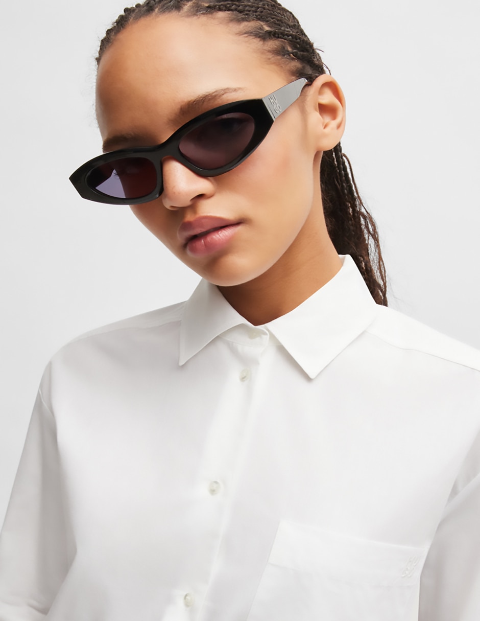 Blusa camisera manga larga para mujer 4