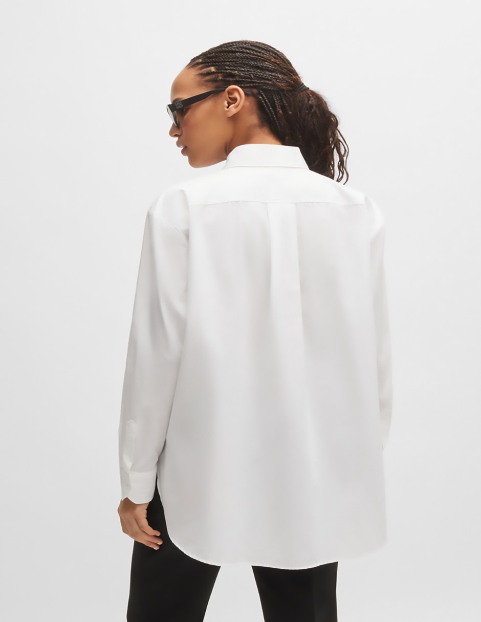 Blusa camisera manga larga para mujer 6