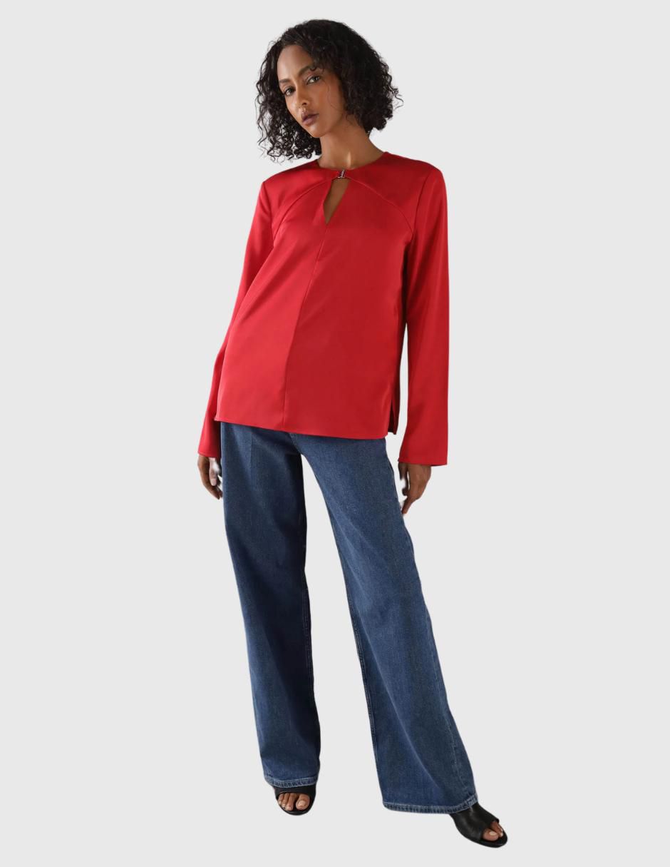 Blusa manga larga para mujer 2