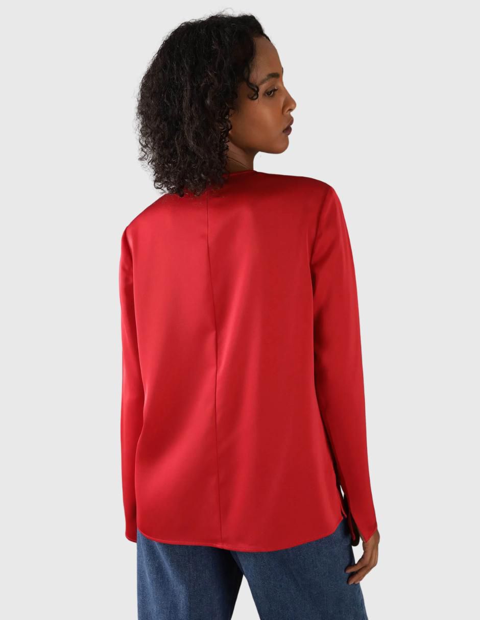 Blusa manga larga para mujer 4