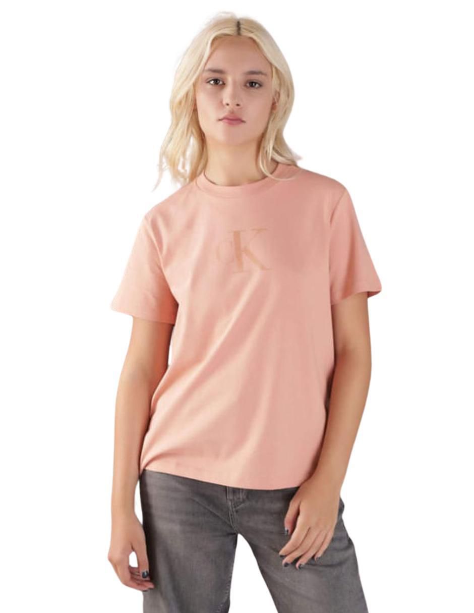 Playera manga corta cuello redondo para mujer Playera manga corta cuello redondo para mujer