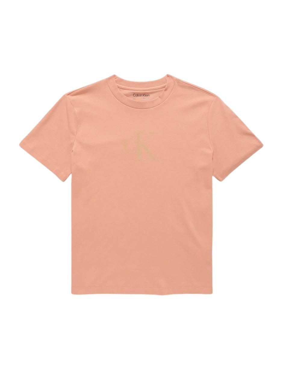Playera manga corta cuello redondo para mujer 2