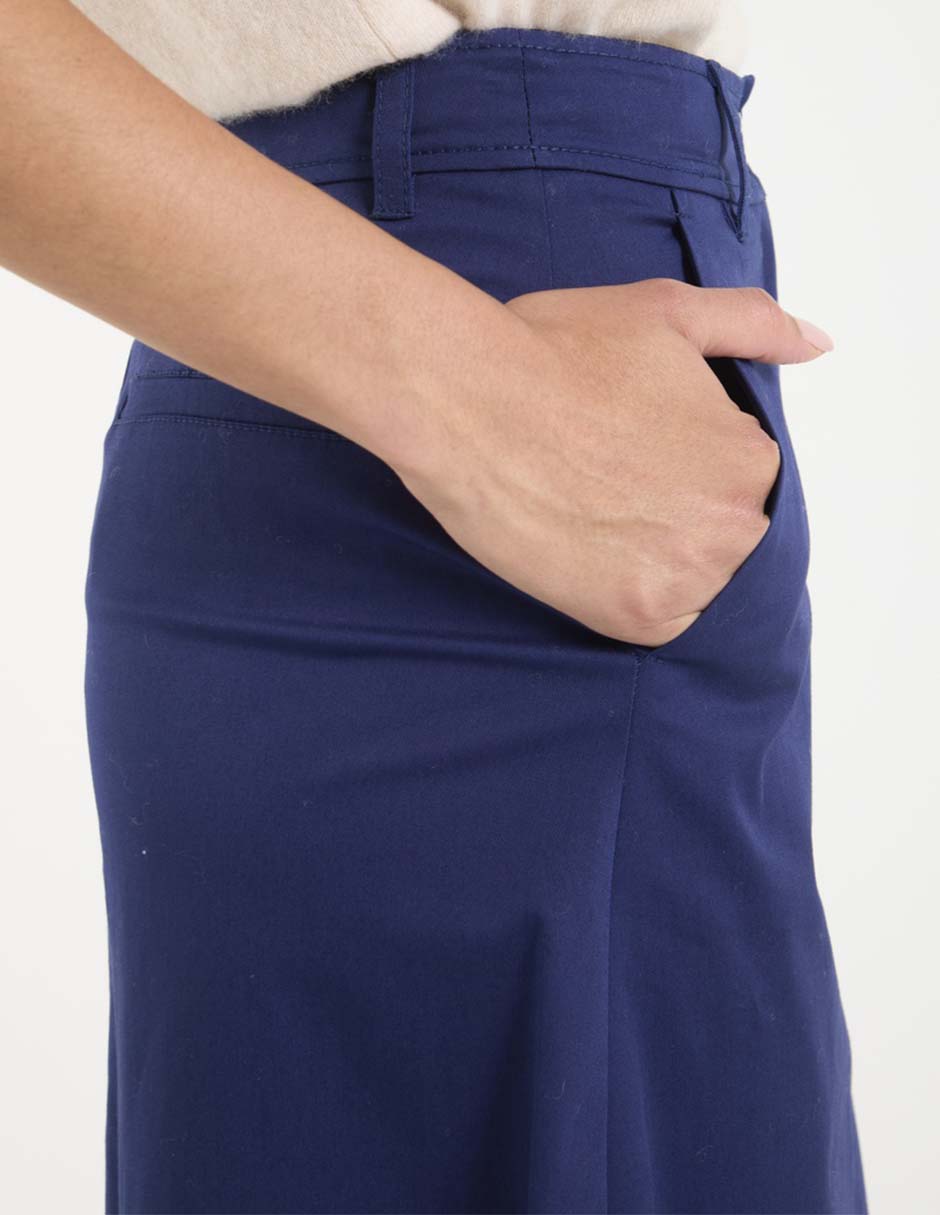 Falda midi cintura alta 4
