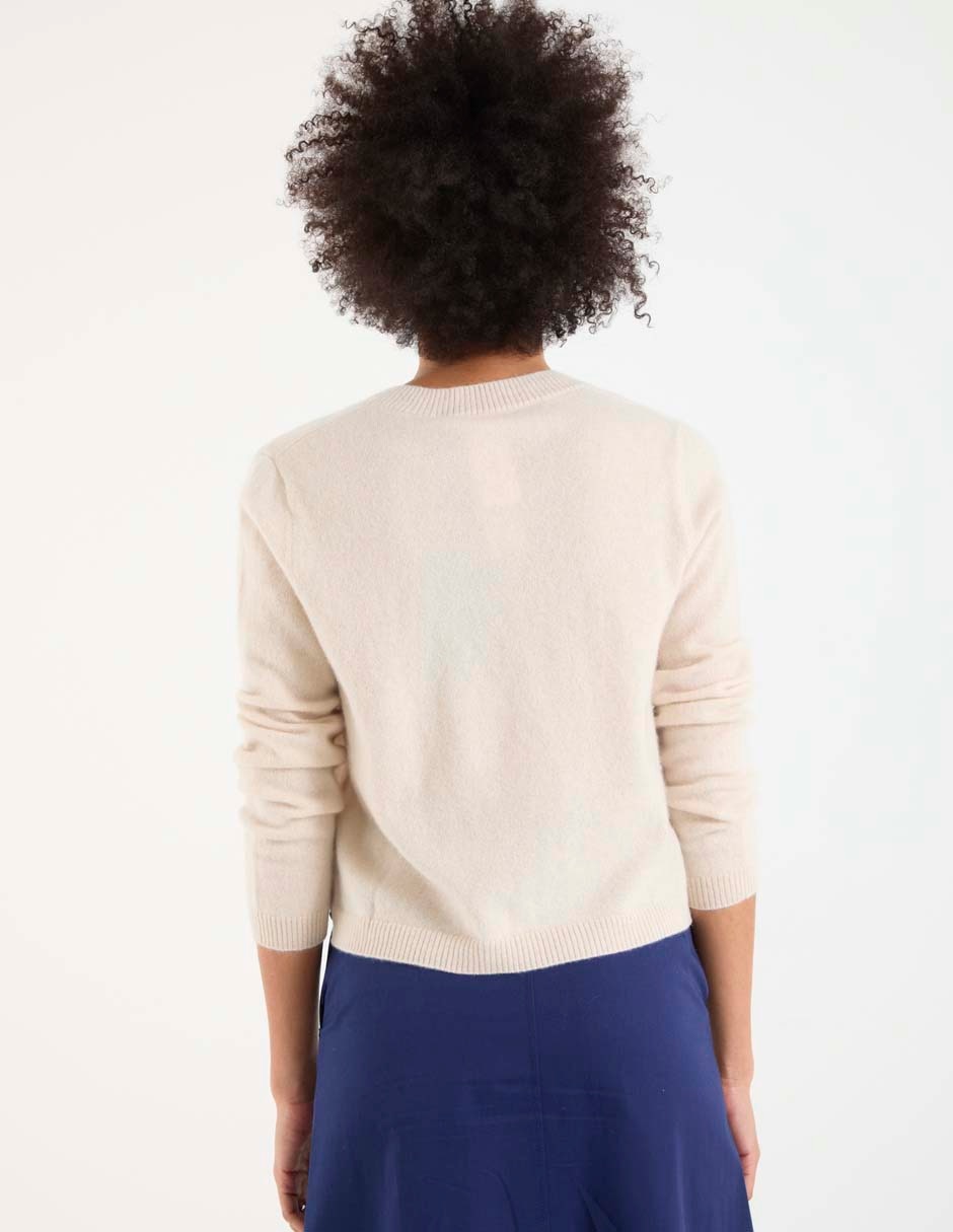 Suéter cuello v para mujer 2
