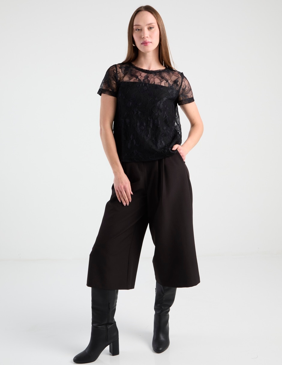 Blusa manga corta para mujer 3