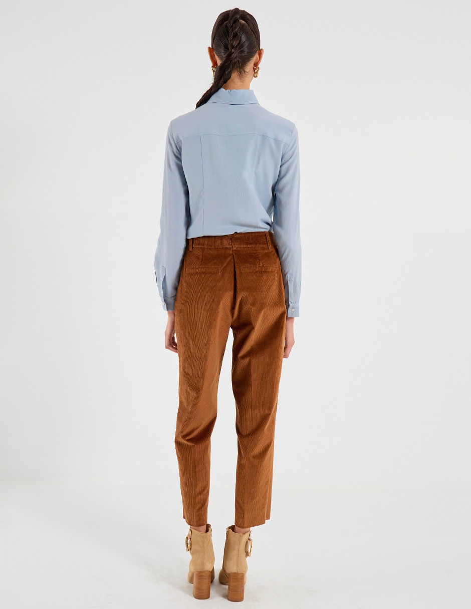 Pantalón chino slim para mujer 2
