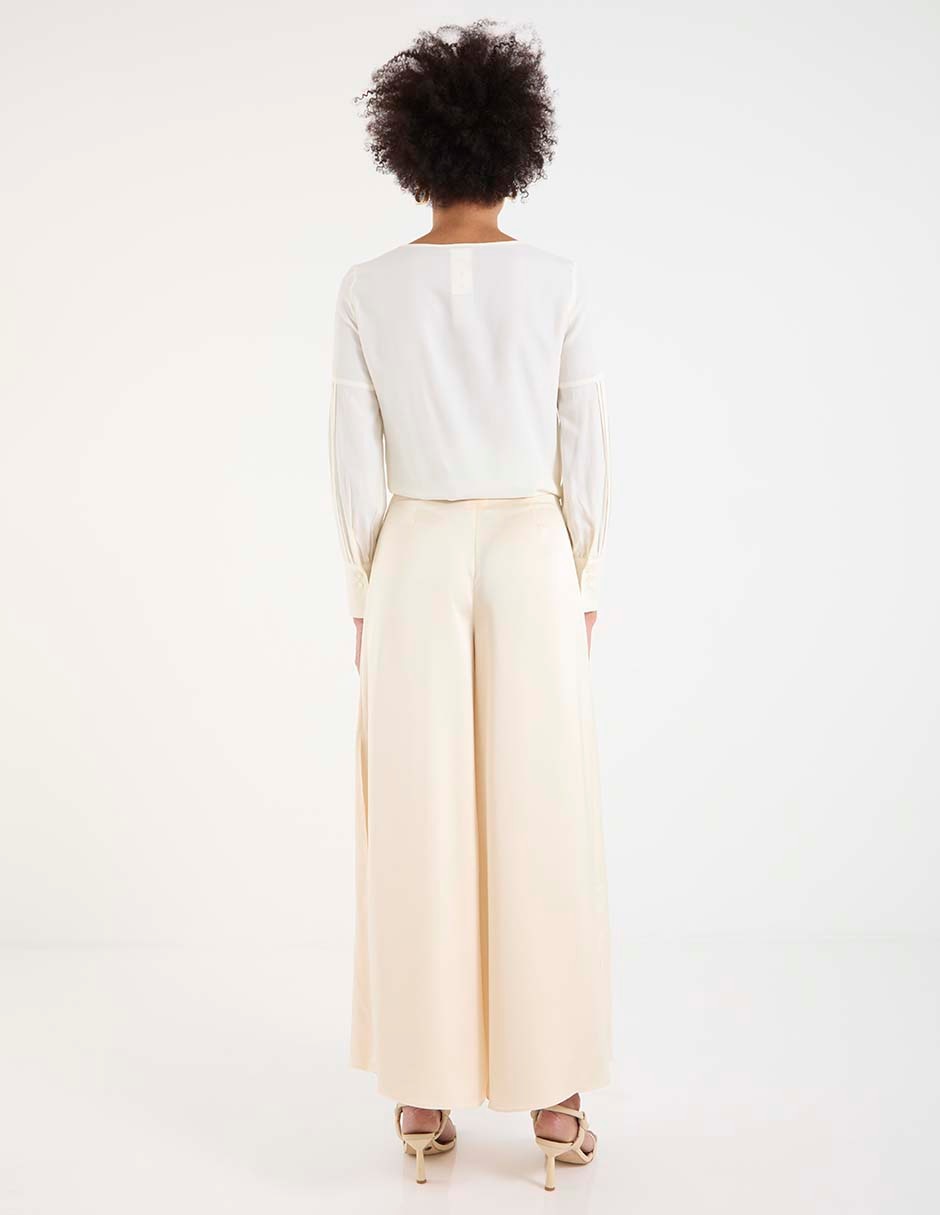 Pantalón de vestir amplio para mujer 2